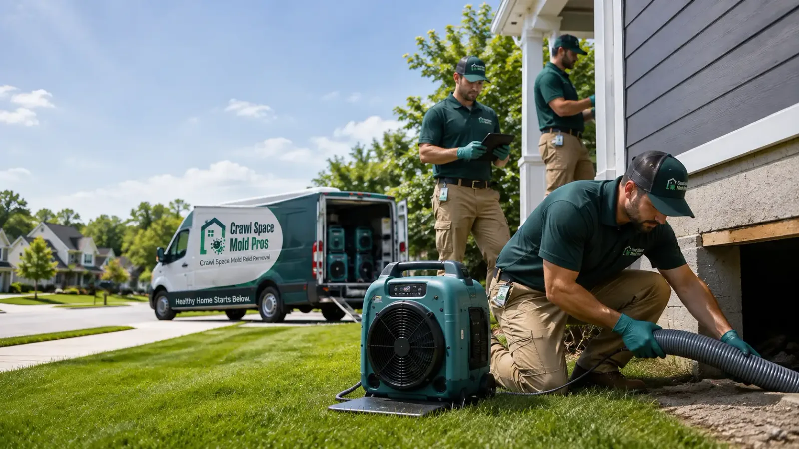 Crawl Space Mold Removal in Natrona, WY